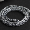 6MM Thailand Silver Tribal Necklace for Men 6MM Thailand Silver Tribal Necklace for Men