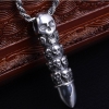 Handmade Thailand 925 Silver Bullet Skull Pendant Man Pendant Handmade Thailand 925 Silver Bullet Skull Pendant Man Pendant