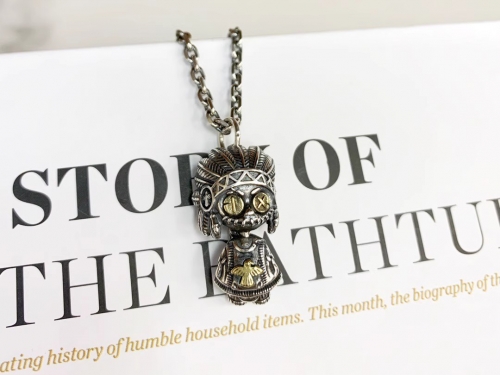 Dark Series S925 Sterling Silver Jewelry for Men and Women, Indian Witch Doll Charm Pendant Dark Series S925 Sterling Silver Jewelry for Men and Women, Indian Witch Doll Charm Pendant