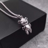 S925 Pure Silver New Fashion Retro Thai Silver Korean Version Cute Little Pig Movable Pendant for Men and Women S925 Pure Silver New Fashion Retro Thai Silver Korean Version Cute Little Pig Movable Pendant for Men and Women