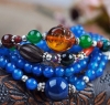 Handmade Blue Crystal Bracelet Beads Bracelet Handmade Blue Crystal Bracelet Beads Bracelet