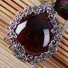 Thai Silver Garnet Pendant Thai Tribe Charming Pendant Thai Silver Garnet Pendant Thai Tribe Charming Pendant